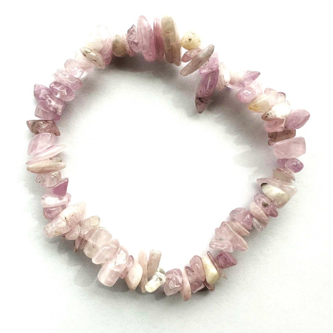Kunzite Chip Bracelet Q1/A Kunzite Chip Bracelet Q1/A
